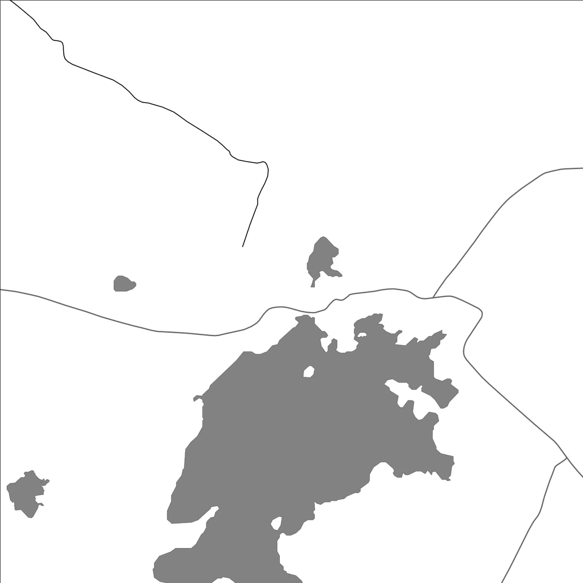 ROAD MAP OF BALDEOGARH, INDIA BY MAPBAKES