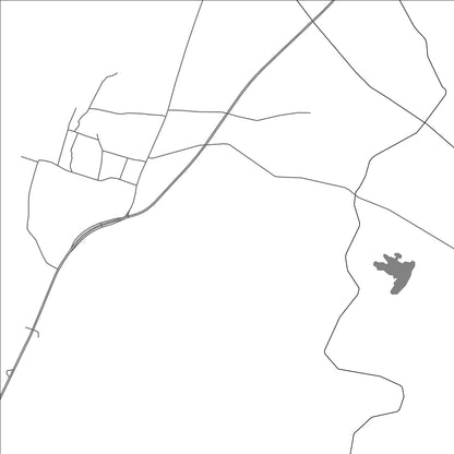 ROAD MAP OF BALKONDA, INDIA BY MAPBAKES