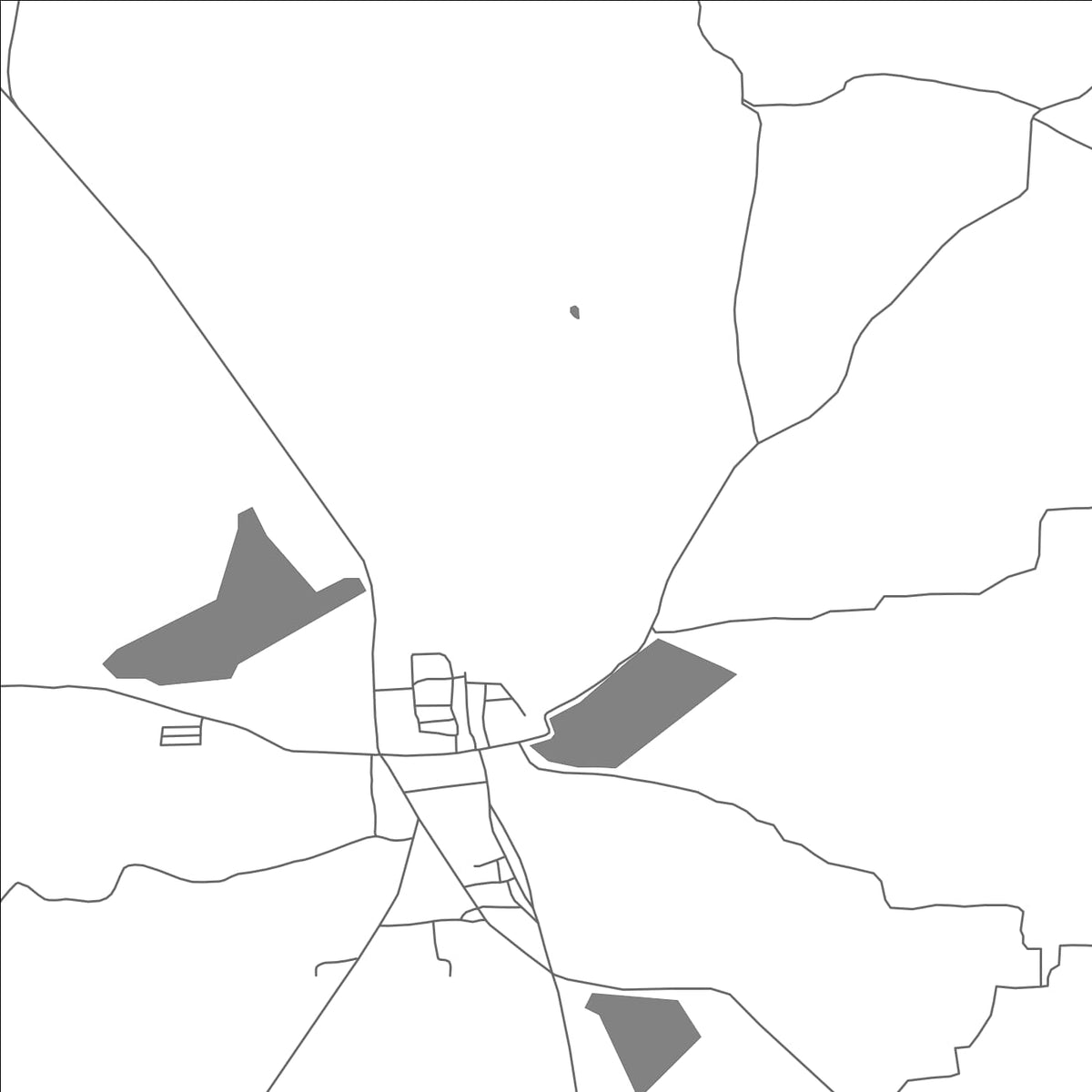 ROAD MAP OF BANAVAR, INDIA BY MAPBAKES