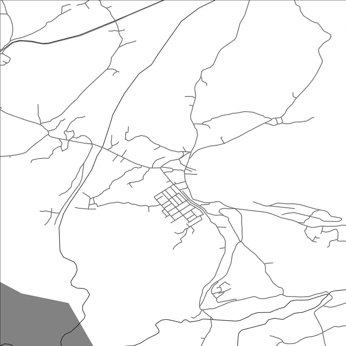 ROAD MAP OF BANDIPURA, INDIA BY MAPBAKES