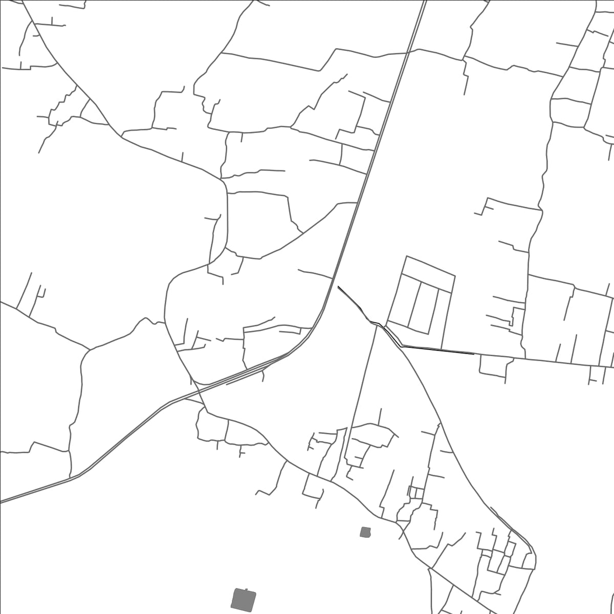 ROAD MAP OF BANKRA, INDIA BY MAPBAKES