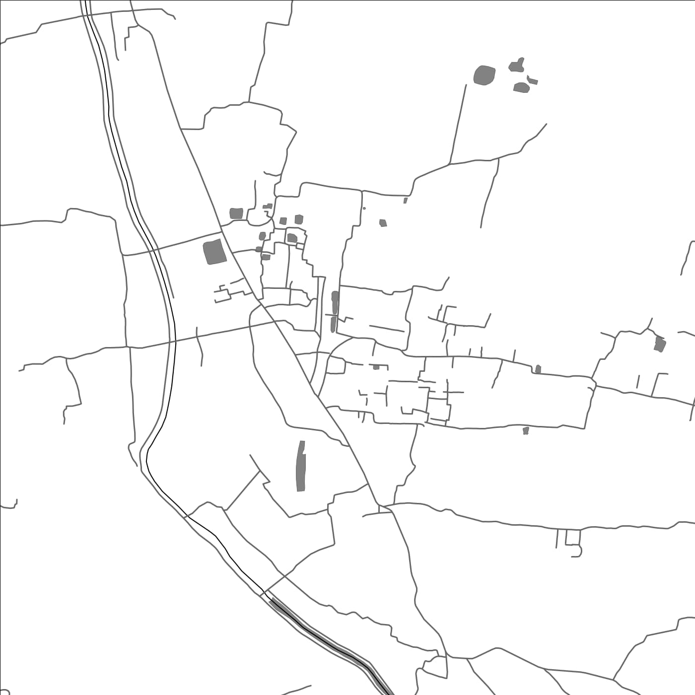 ROAD MAP OF BARUIPUR, INDIA BY MAPBAKES