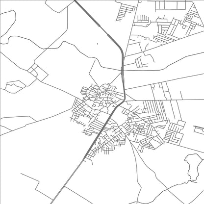 ROAD MAP OF BASI, INDIA BY MAPBAKES