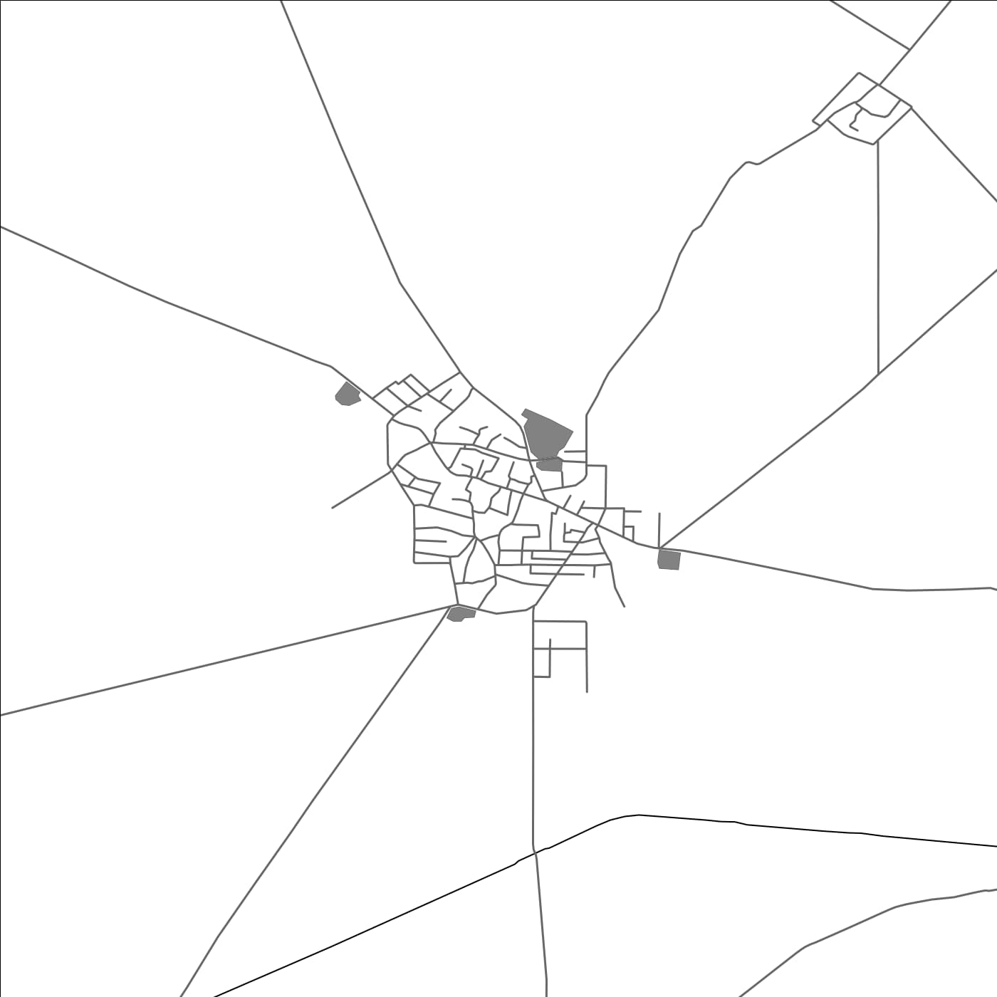 ROAD MAP OF BASSIAN, INDIA BY MAPBAKES