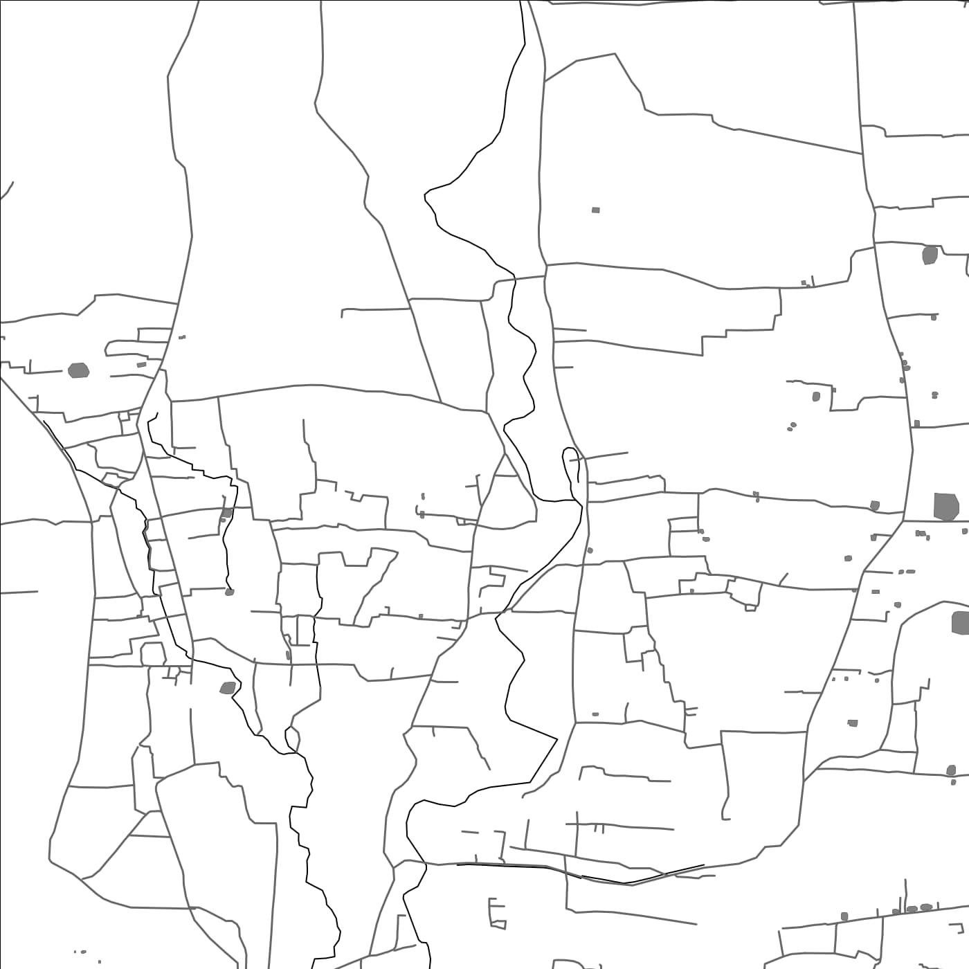 ROAD MAP OF BERUBARI, INDIA BY MAPBAKES