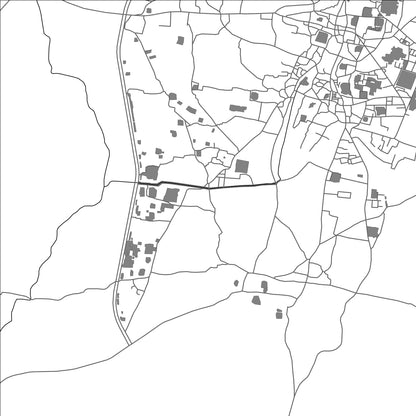 ROAD MAP OF BHACHHI, INDIA BY MAPBAKES