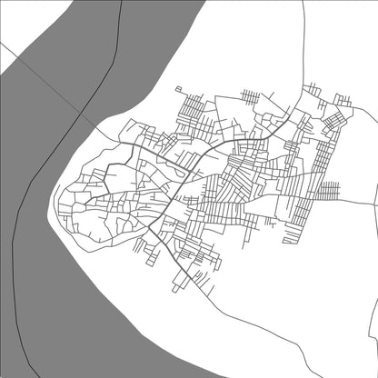 ROAD MAP OF BHADRACHALAM, INDIA BY MAPBAKES