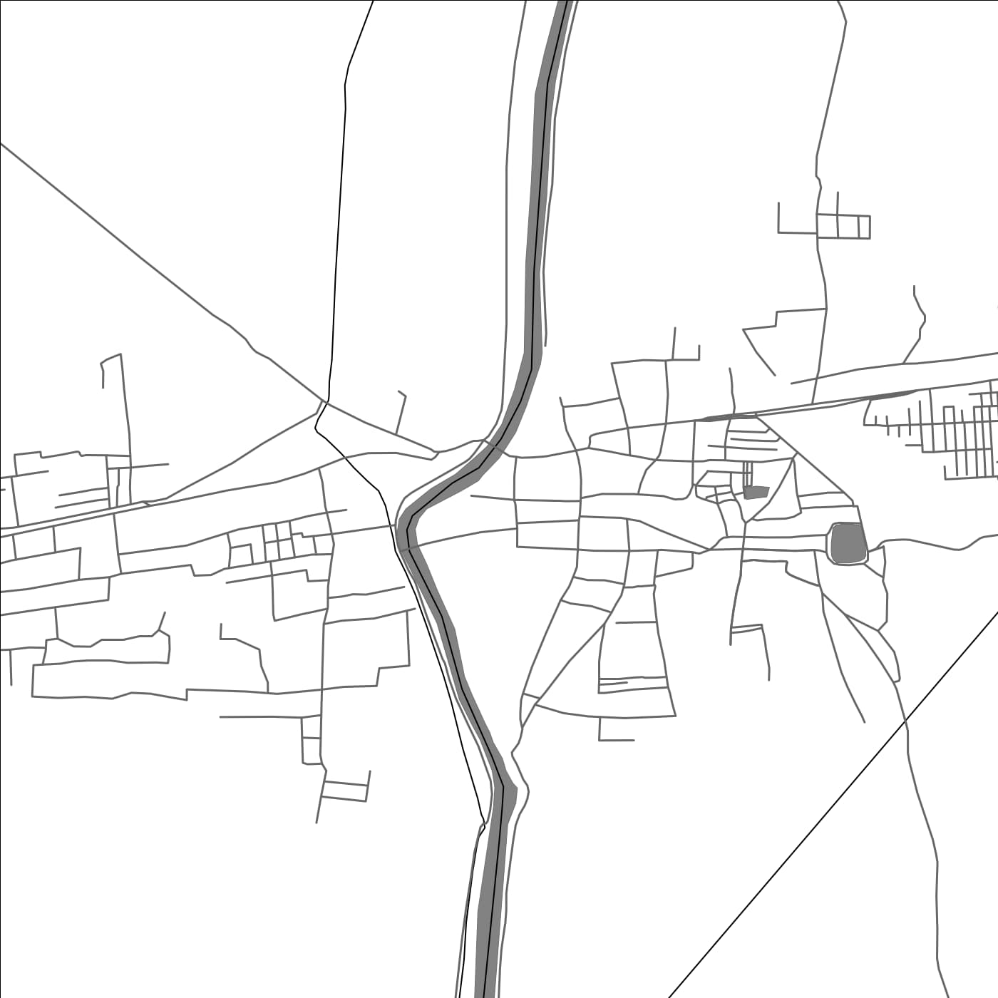 ROAD MAP OF BHIMAVARAM, INDIA BY MAPBAKES