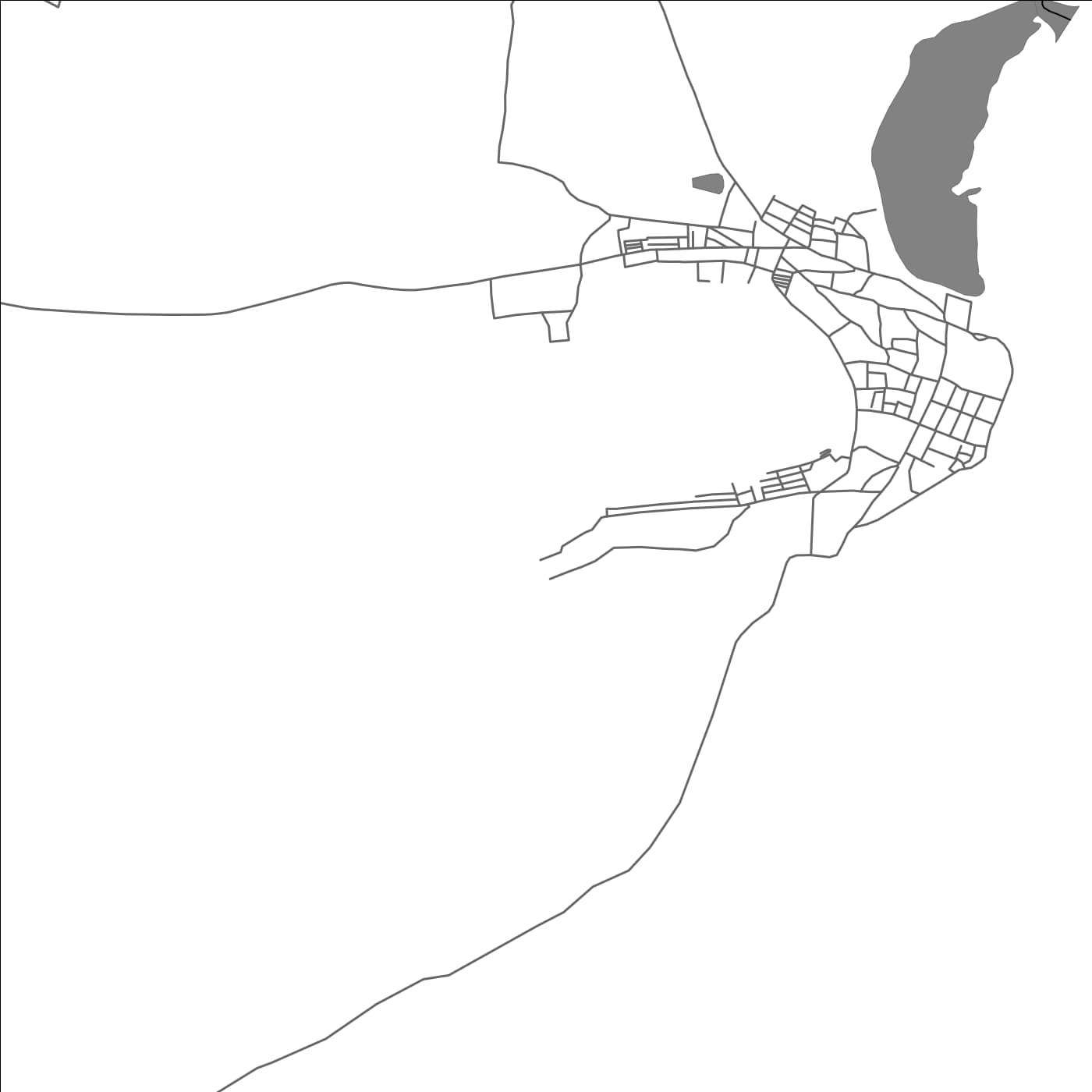 ROAD MAP OF BHIMUNIPATNAM, INDIA BY MAPBAKES