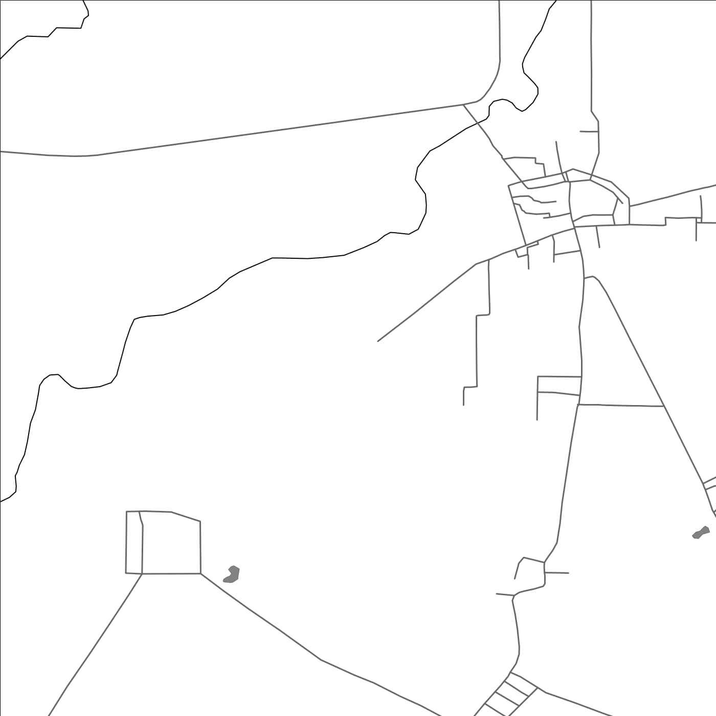 ROAD MAP OF BHULATH GHARBI, INDIA BY MAPBAKES