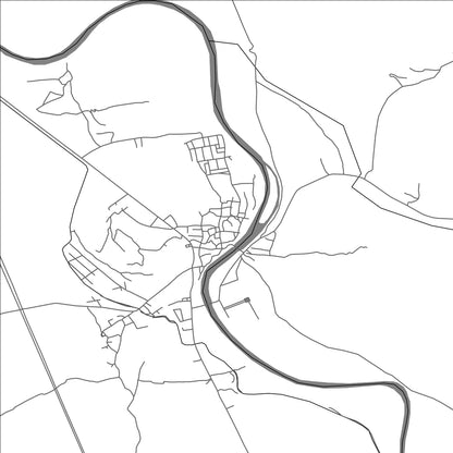 ROAD MAP OF BIJBIARA, INDIA BY MAPBAKES