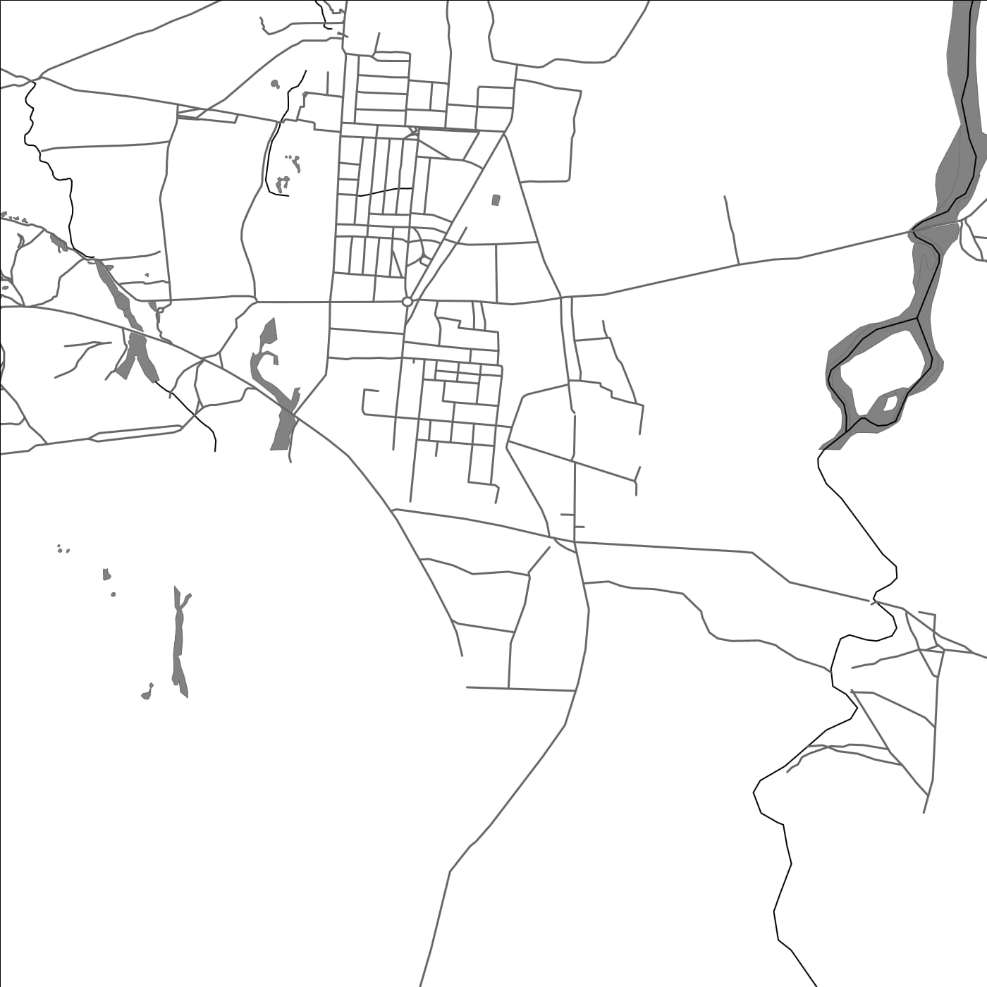 ROAD MAP OF BIRPUR BIHAR, INDIA BY MAPBAKES