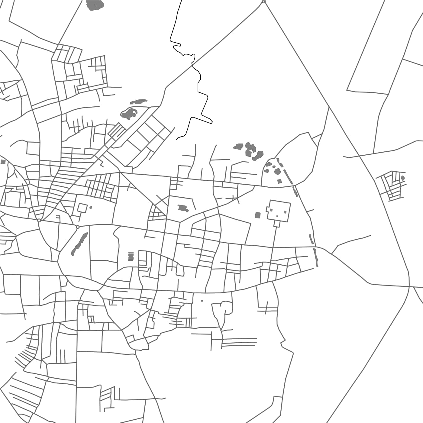 ROAD MAP OF BOBLESHWAR, INDIA BY MAPBAKES