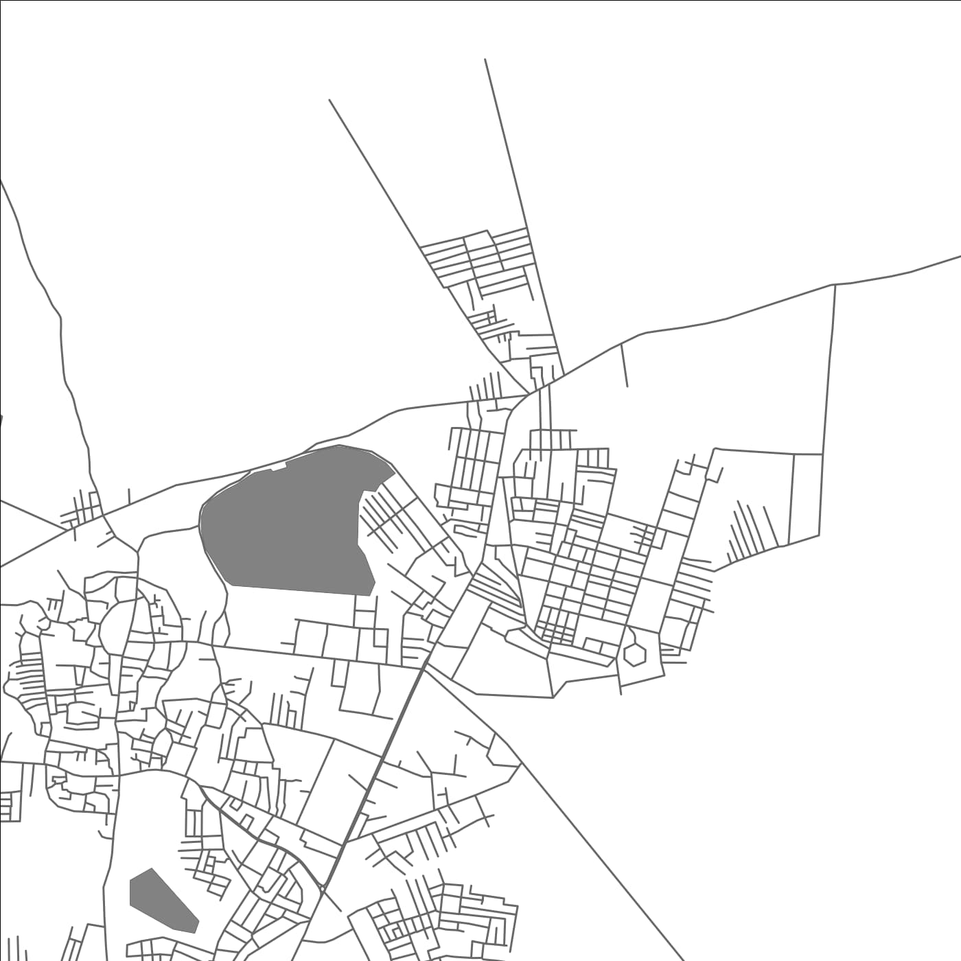 ROAD MAP OF BODHAN, INDIA BY MAPBAKES