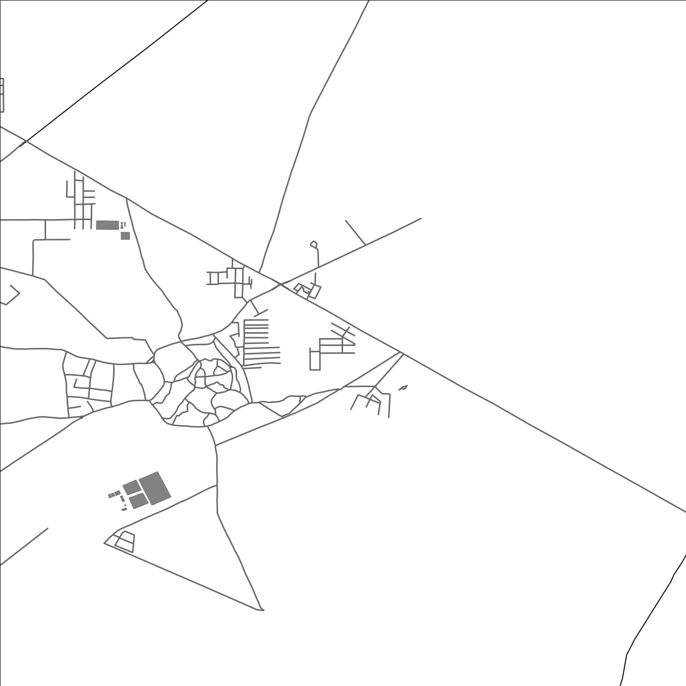 ROAD MAP OF BUDHLADA, INDIA BY MAPBAKES