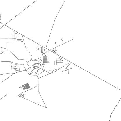 ROAD MAP OF BUDHLADA, INDIA BY MAPBAKES