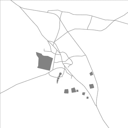 ROAD MAP OF BUNDU, INDIA BY MAPBAKES