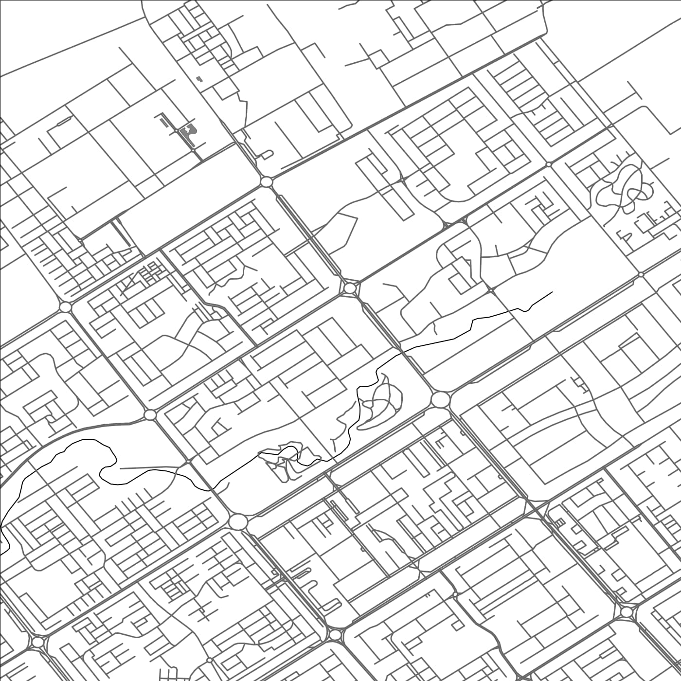 ROAD MAP OF CHANDIGARH, INDIA BY MAPBAKES