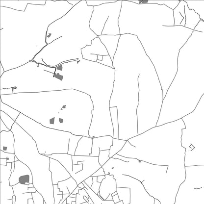 ROAD MAP OF CHANGANACHERI, INDIA BY MAPBAKES