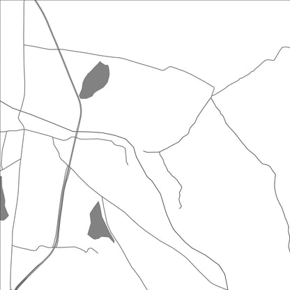 ROAD MAP OF CHAVUTTAHALLI, INDIA BY MAPBAKES