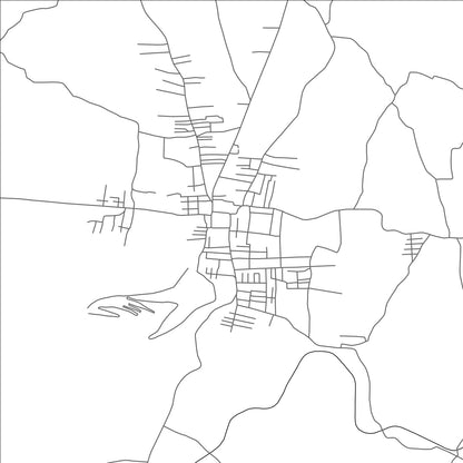 ROAD MAP OF CHENNIMALAI, INDIA BY MAPBAKES