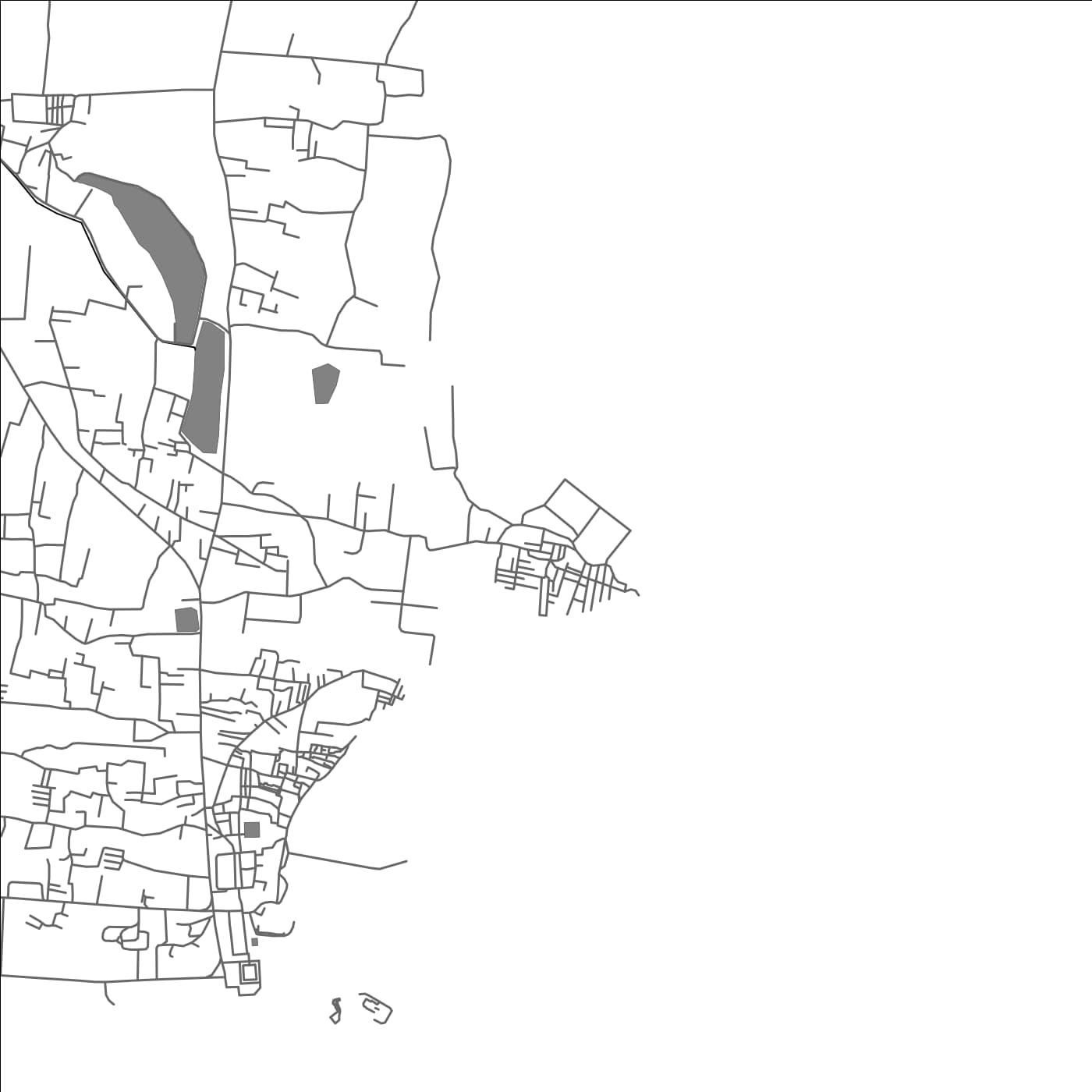 ROAD MAP OF CHETTIKULAM, INDIA BY MAPBAKES