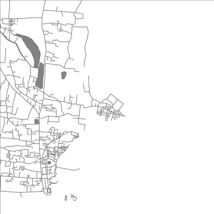 ROAD MAP OF CHETTIKULAM, INDIA BY MAPBAKES