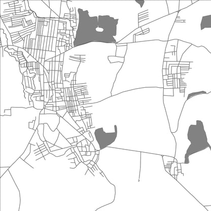 ROAD MAP OF CHIKMAGALUR, INDIA BY MAPBAKES