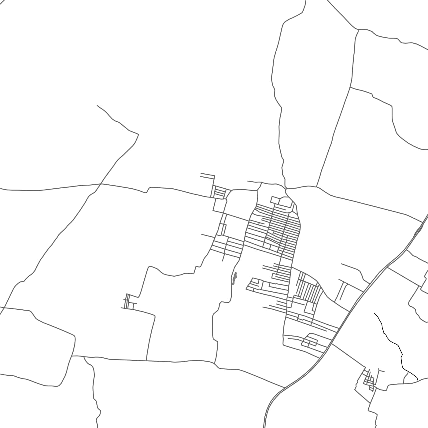 ROAD MAP OF CHINNALAPATTI, INDIA BY MAPBAKES