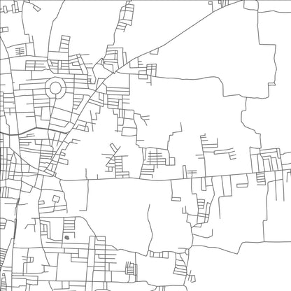 ROAD MAP OF CHINNAMPALAIYAM, INDIA BY MAPBAKES