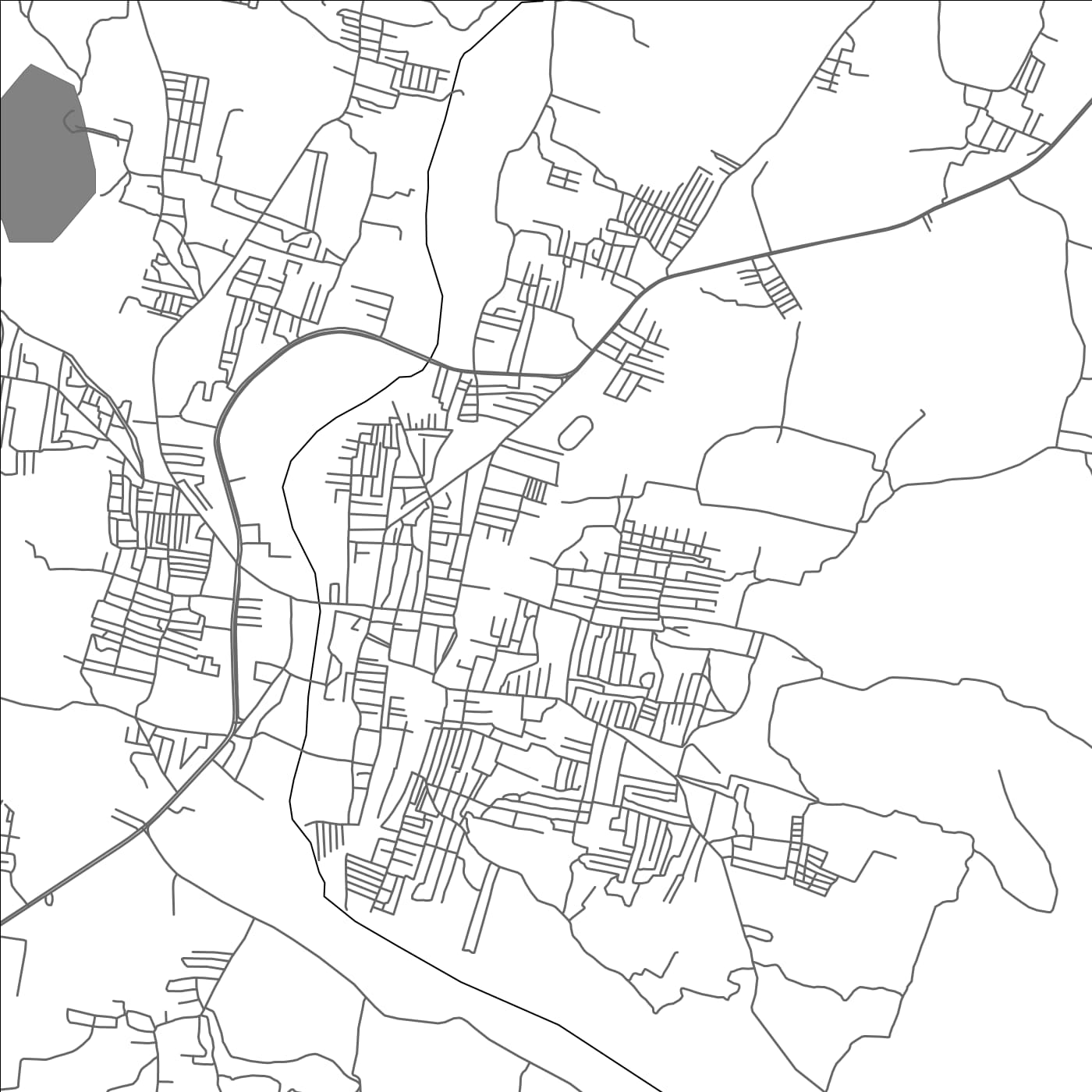 ROAD MAP OF CLOSEPET, INDIA BY MAPBAKES