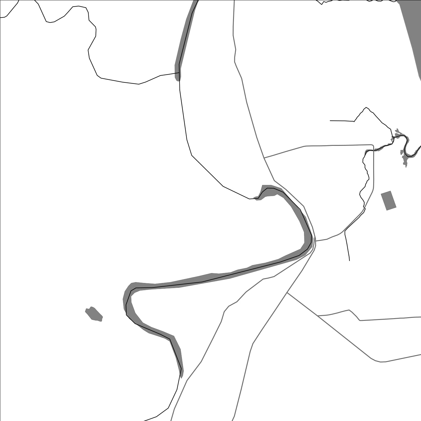 ROAD MAP OF CORINGA, INDIA BY MAPBAKES