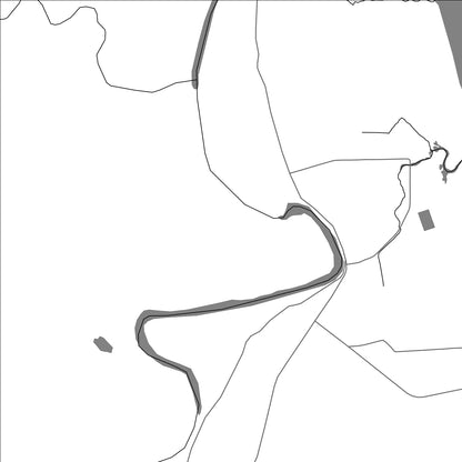 ROAD MAP OF CORINGA, INDIA BY MAPBAKES