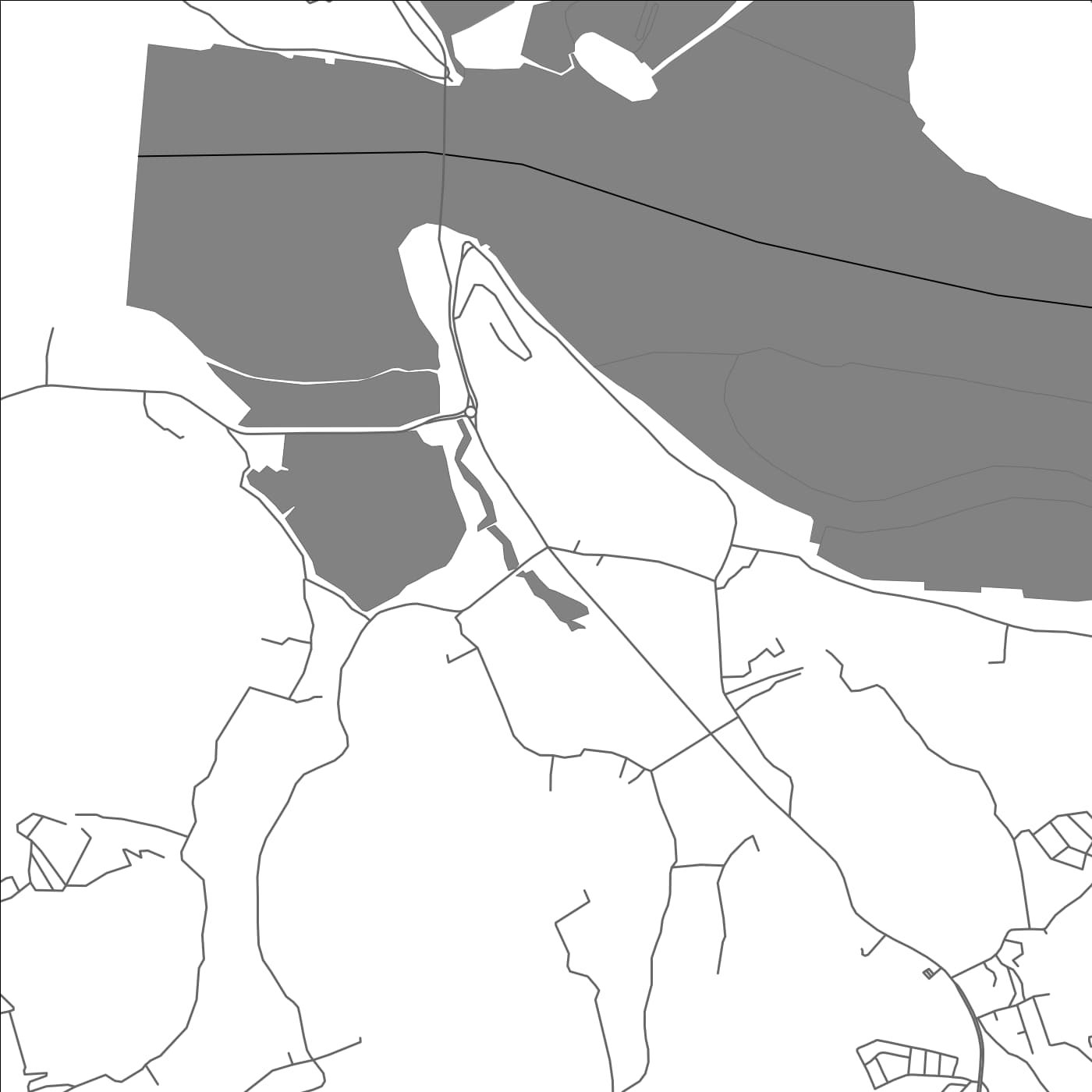 ROAD MAP OF CORTALIM, INDIA BY MAPBAKES