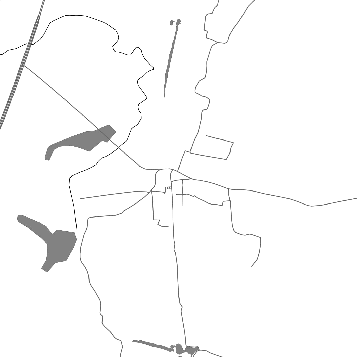 ROAD MAP OF DALKOLA, INDIA BY MAPBAKES