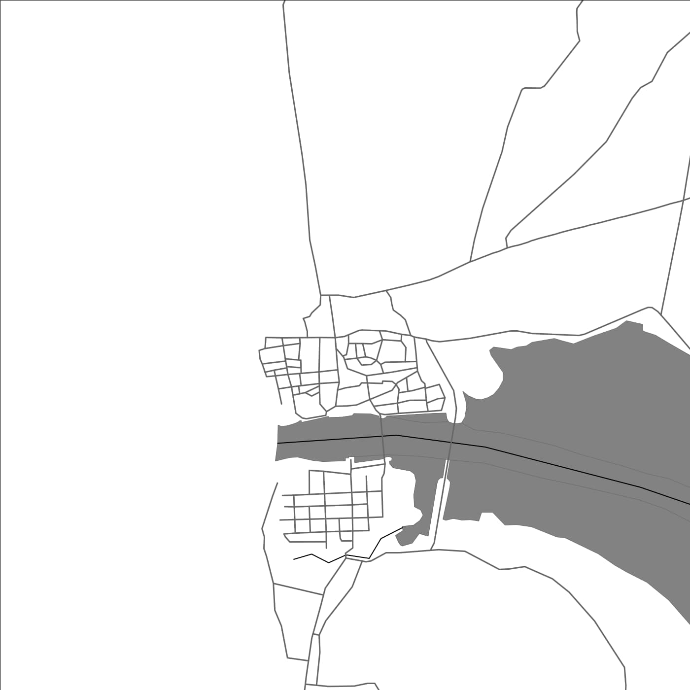 ROAD MAP OF DAMAN, INDIA BY MAPBAKES