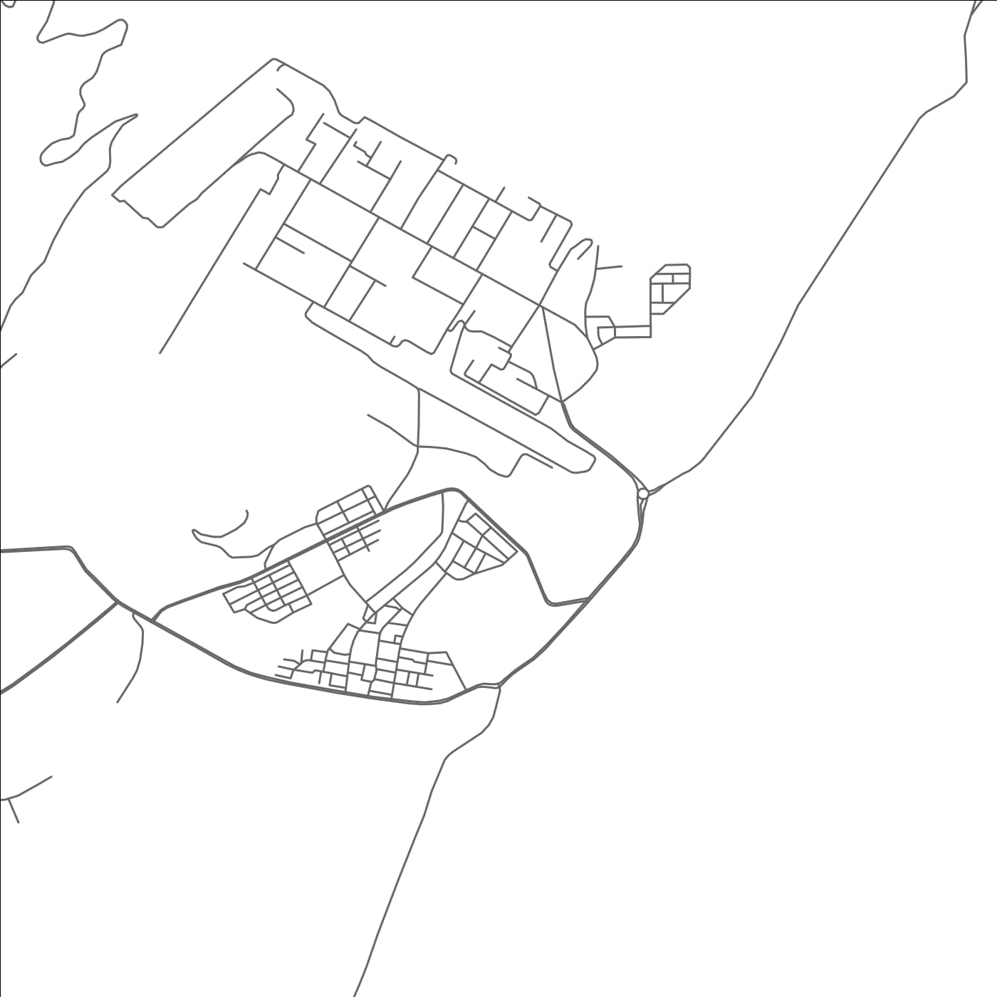 ROAD MAP OF DAMONOJODI, INDIA BY MAPBAKES