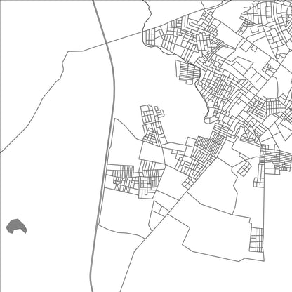 ROAD MAP OF DASNAPUR, INDIA BY MAPBAKES