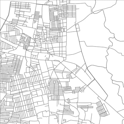 ROAD MAP OF DAVANGERE, INDIA BY MAPBAKES