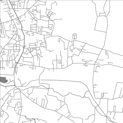 ROAD MAP OF DAVORLIM, INDIA BY MAPBAKES