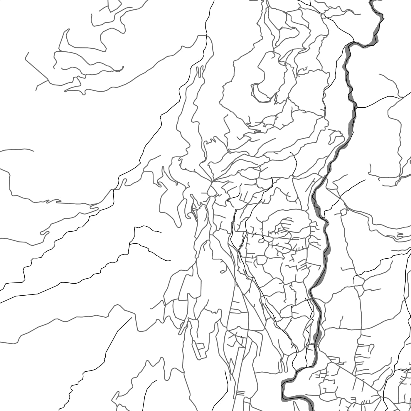 ROAD MAP OF DHARAMSHALA, INDIA BY MAPBAKES