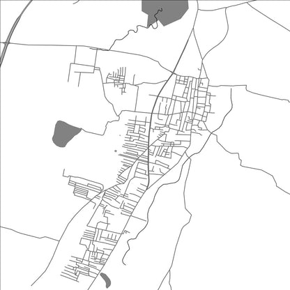 ROAD MAP OF DHARMAPURI TAMIL NADU, INDIA BY MAPBAKES