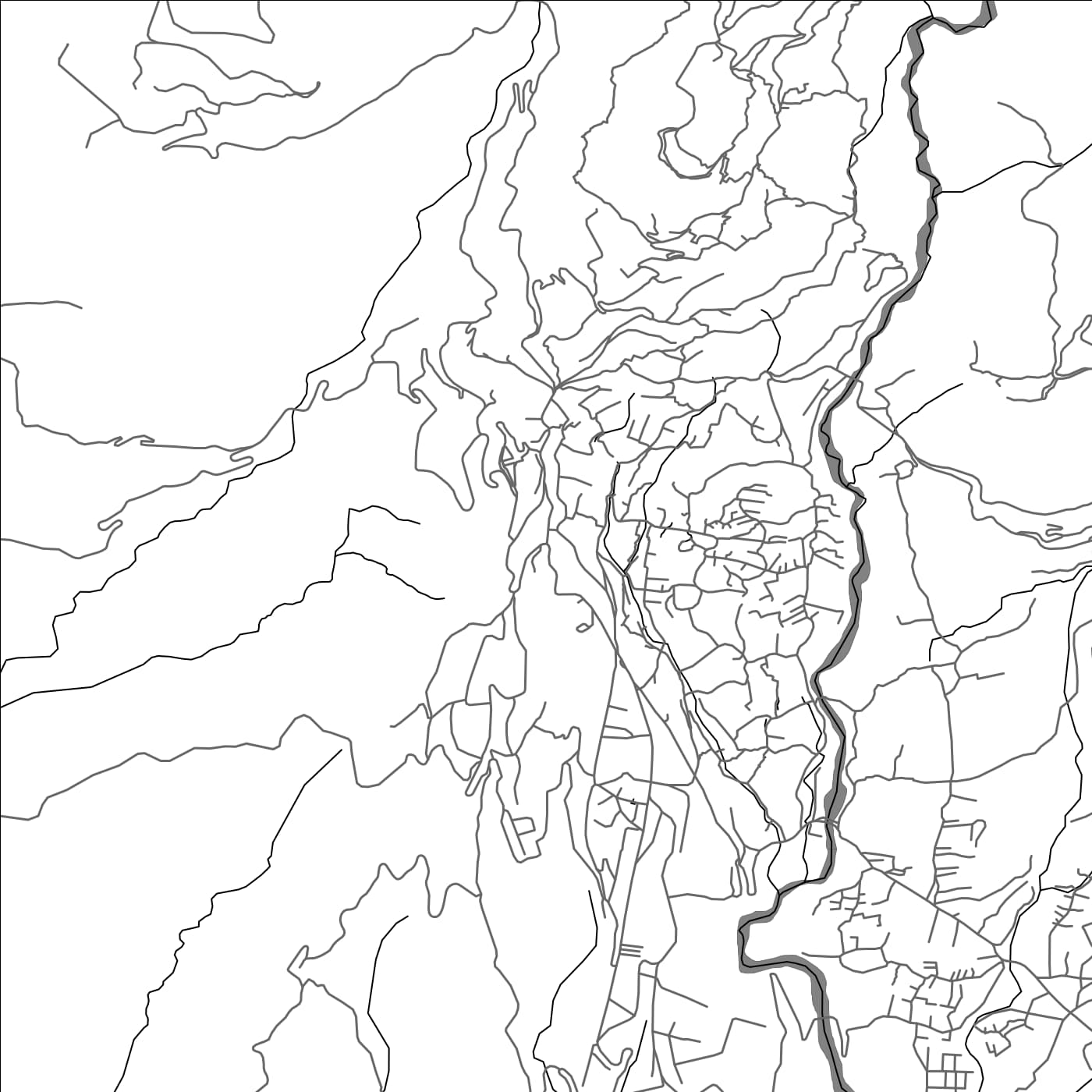 ROAD MAP OF DHARMSALA, INDIA BY MAPBAKES