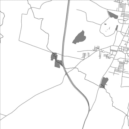 ROAD MAP OF DINDIGUL, INDIA BY MAPBAKES