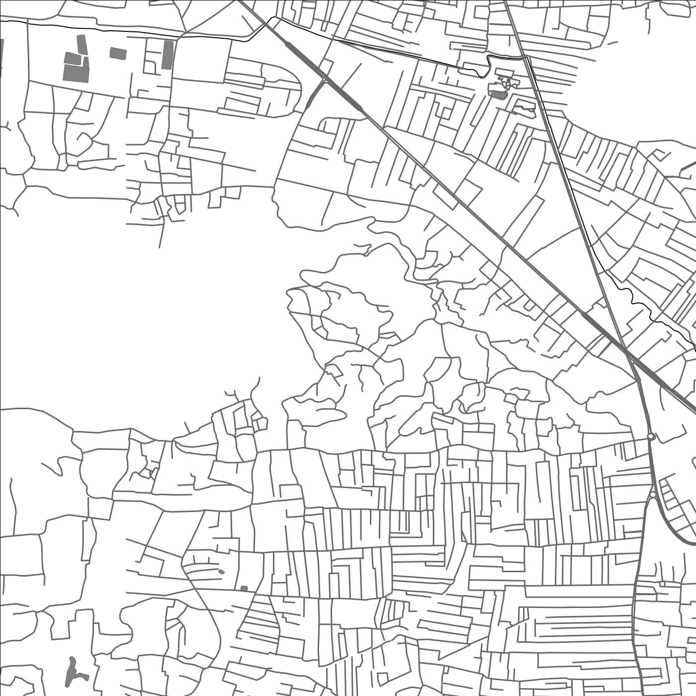 ROAD MAP OF DISPUR, INDIA BY MAPBAKES