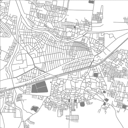 ROAD MAP OF ELLORE, INDIA BY MAPBAKES