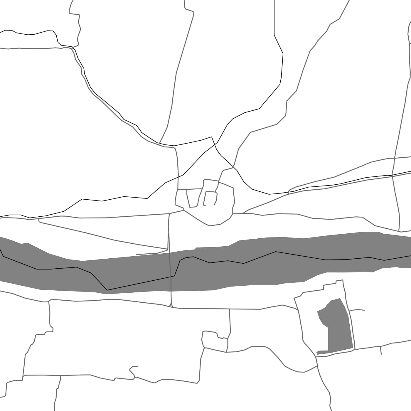 ROAD MAP OF ERAL, INDIA BY MAPBAKES