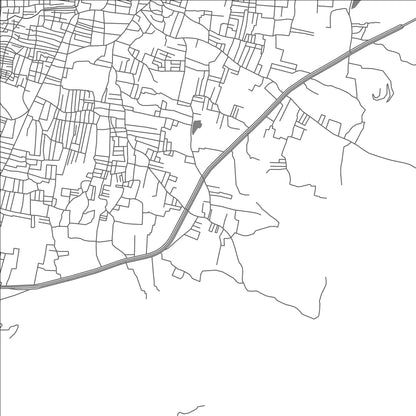 ROAD MAP OF ERUMAPALAIYAM, INDIA BY MAPBAKES