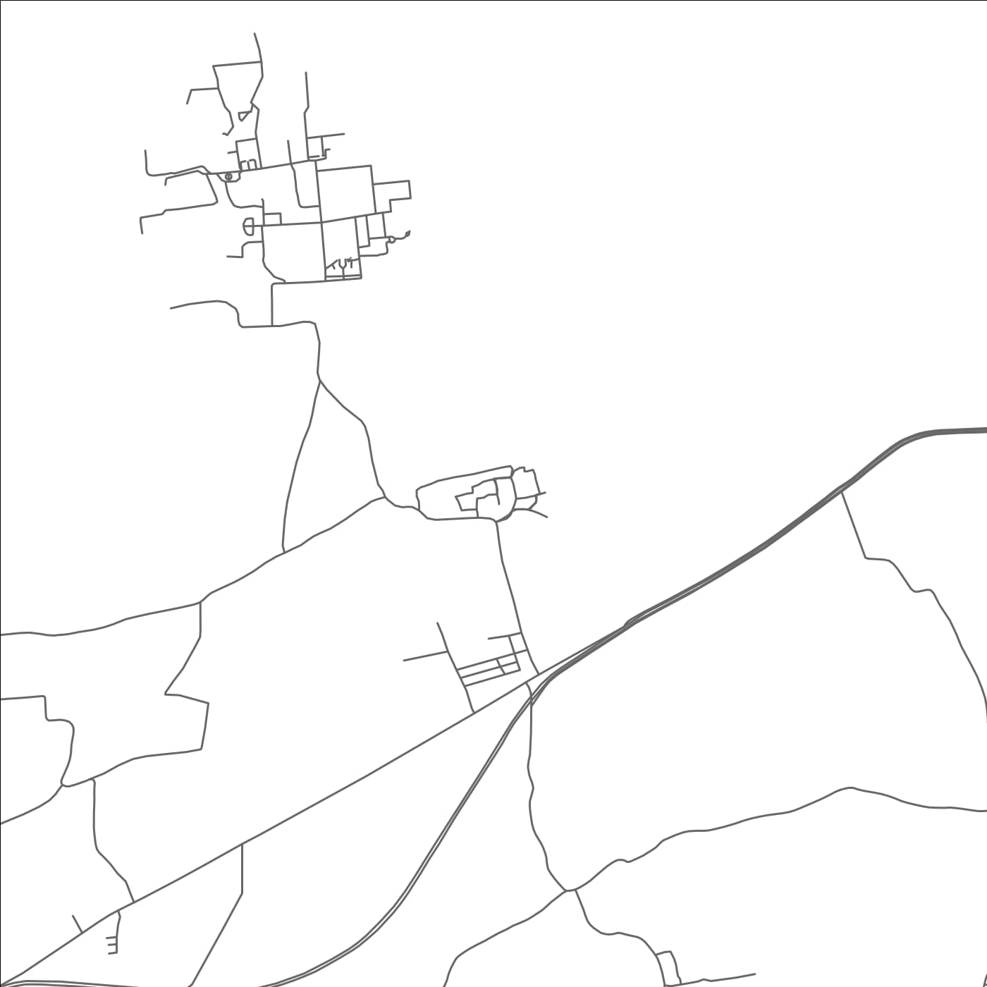 ROAD MAP OF ETTIMADAI, INDIA BY MAPBAKES