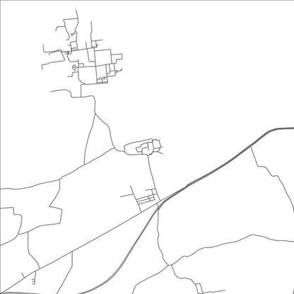 ROAD MAP OF ETTIMADAI, INDIA BY MAPBAKES